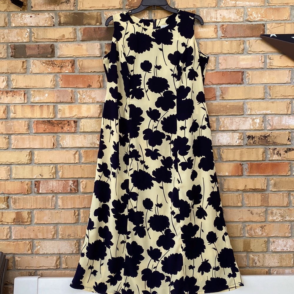 EUC-Size 16W, Yellow and Black Studio I Dress